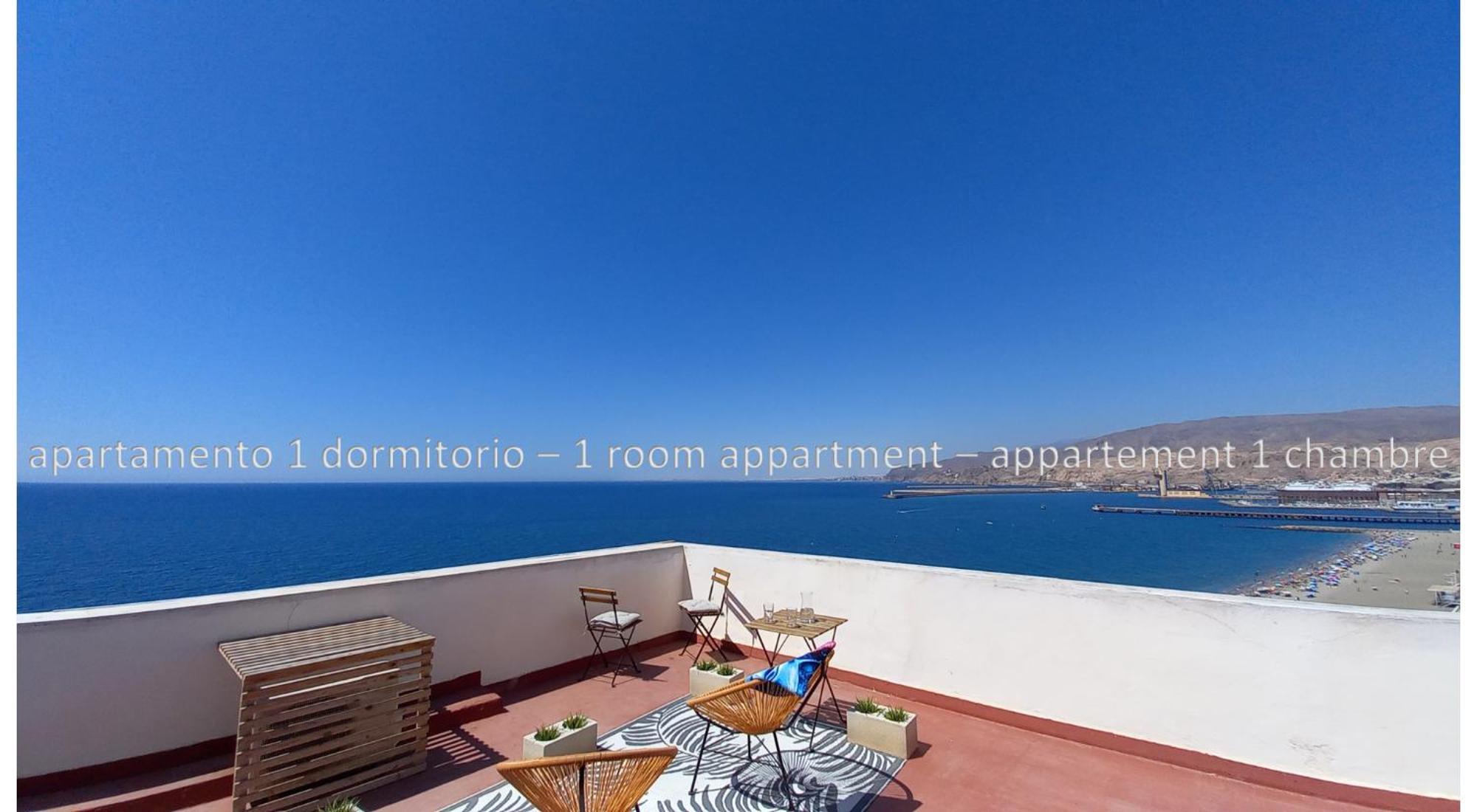 Increible Atico Con Vistas A La Bahia De Almería Dış mekan fotoğraf